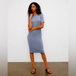 Pale blue Club Monaco cashmere dress